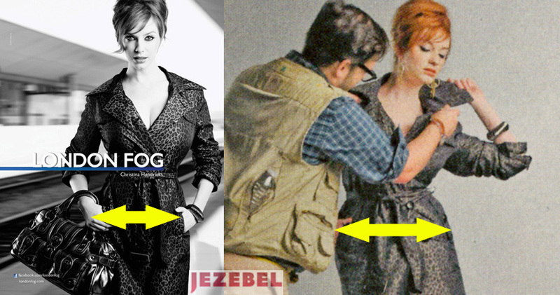 Illustration for article titled Not Even Christina Hendricks Is Safe From Photoshop